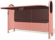 Oasis 13' Shelter with  Backscreen  OA13BS