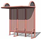 Oasis 8' Shelter/Bench Unit  OA8SBU