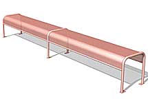  Oasis 10' Bench OASB10