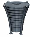 Paragon Trash Receptacle PGTR30